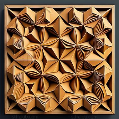 3D model st geometric pattern (STL)